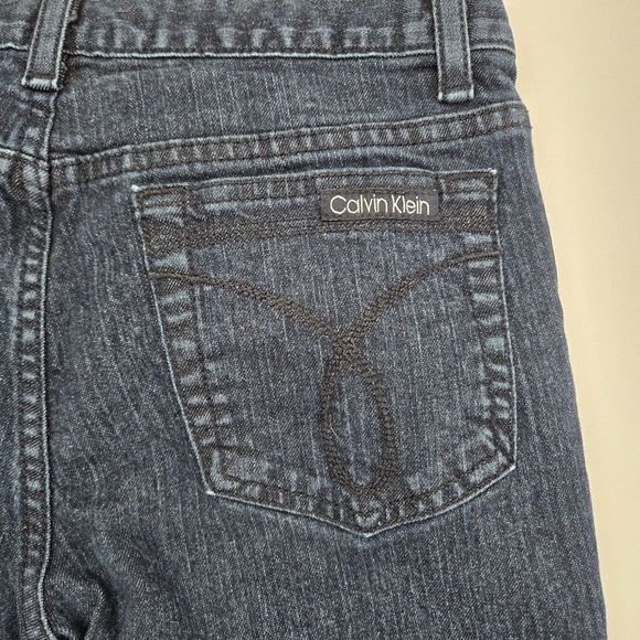 Calvin Klein Jeans Flare Fit Dark Denim Wash Size: 29/8 - Picture 7 of 10